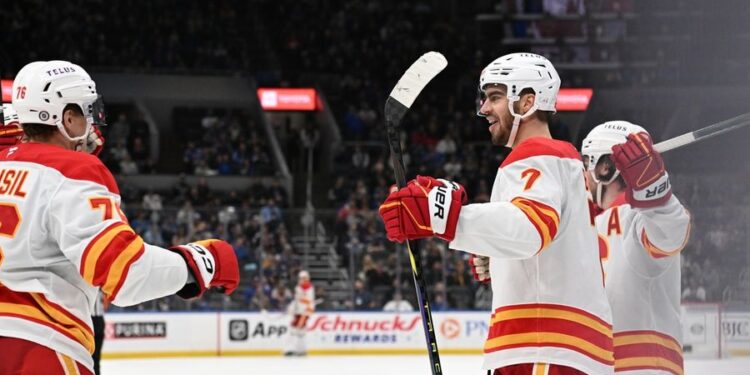 NHL: Calgary Flames at St. Louis Blues