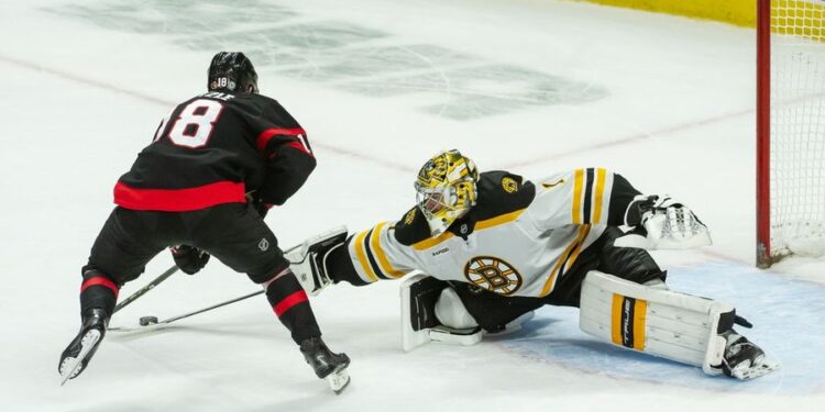 NHL: Boston Bruins at Ottawa Senators