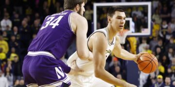 NCAA Basketball: Northwestern at Michigan