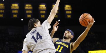 NCAA Basketball: Penn State at Michigan