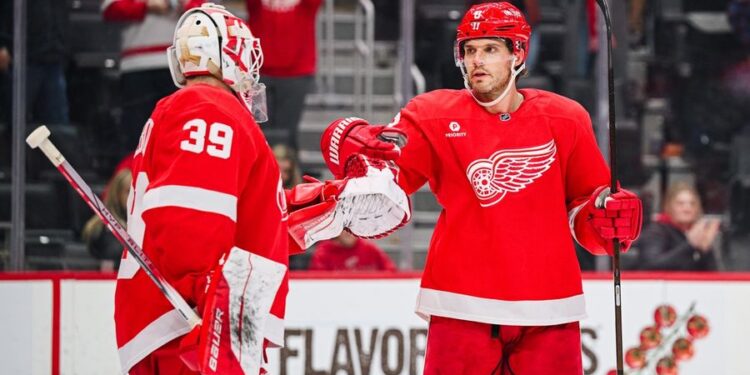 NHL: Los Angeles Kings at Detroit Red Wings