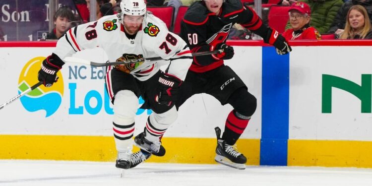 NHL: Chicago Blackhawks at Carolina Hurricanes