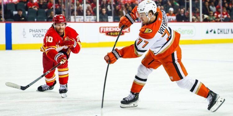 NHL: Anaheim Ducks at Calgary Flames