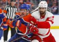 NHL: Detroit Red Wings at Edmonton Oilers