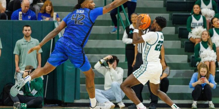 NCAA Basketball: Memphis at Tulane