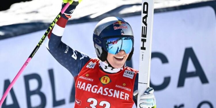 Lindsey Vonn finishes sixth in first World Cup downhill race in six years