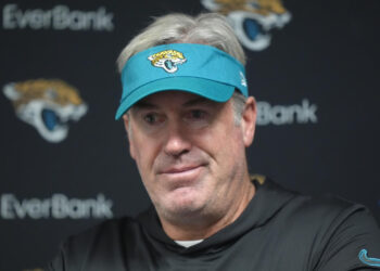 The Jacksonville Jaguars fired coach Doug Pederson. (AP Photo/Steven Senne)