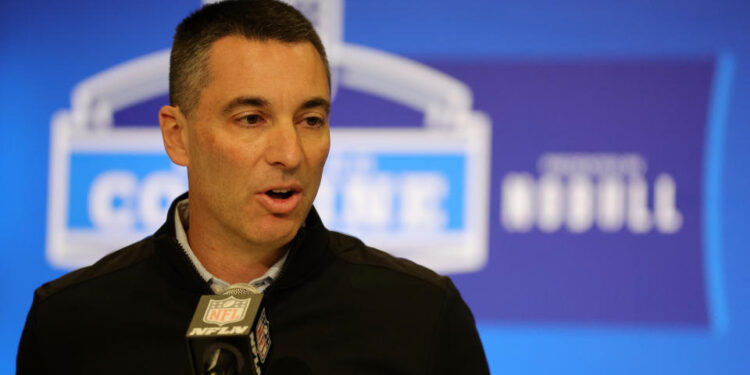 The Raiders fired general manager Tom Telesco after a losing season. (Photo by Stacy Revere/Getty Images)