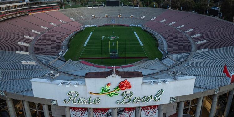 A view of the Rose Bowl