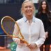 Martina Navratilova gets the golden racket