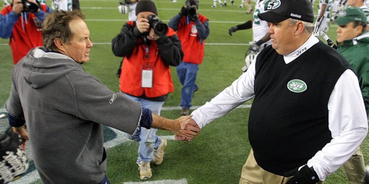 Rex Ryan and Bill Belichick