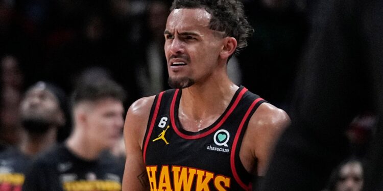 Trae Young looks confused