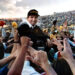 University of Colorado Head Football Coach Bill McCartney is carried off the field after a win against Nebraska in the 1989 season.(Photo by Cliff Grassmick/Digital First Media/Boulder Daily Camera via Getty Images)