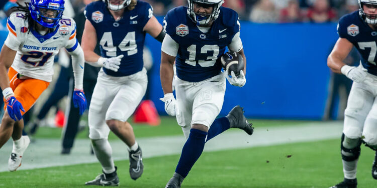 Will Penn State running back Kaytron Allen be the difference in the Orange Bowl on Thursday. (Nick Tre. Smith/Getty Images)