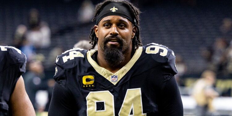 Cameron Jordan walks off field