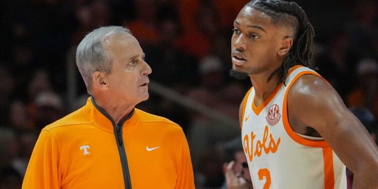 Chaz Lanier and Rick Barnes