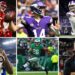 <span>(Clockwise from top left) Patrick Mahomes, Sam Darnold, Josh Allen, Dan Campbell, Saquon Barkley and Lamar Jackson will all play a huge part in this season’s playoffs.</span><span>Composite: Getty Images</span>