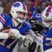 Josh Allen carries the ball