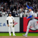 NEW YORK, NY - OCTOBER 29:  Freddie Freeman #5 of the Los Angeles Dodgers rounds the bases after hitting a two-run home run in the first inning during Game 4 of the 2024 World Series presented by Capital One between the Los Angeles Dodgers and the New York Yankees at Yankee Stadium on Tuesday, October 29, 2024 in New York, New York. (Photo by Daniel Shirey/MLB Photos via Getty Images)