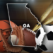 Georgia sports graphic