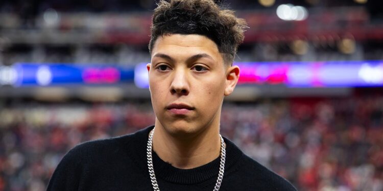 Jackson Mahomes at Super Bowl 59