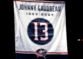 Banner in rememberance of Johnny Gaudreau