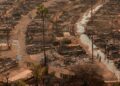 Aftermath of the California wildfires