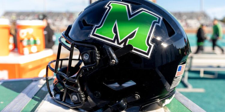 Marshall Thundering Herd helmet