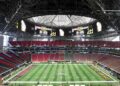 General view inside Mercedes-Benz Stadium