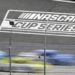 NASCAR Cup Series logo on racetrack