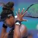 Naomi Osaka reacts