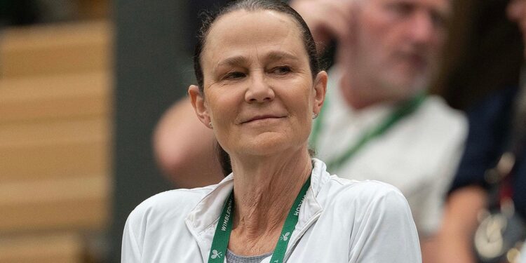 Pam Shriver at Wimbledon