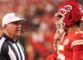 Patrick Mahomes and referee