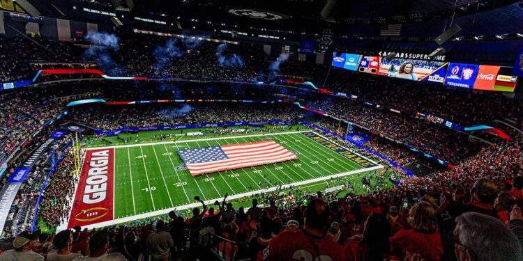 Caesars Superdome before game