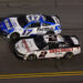 NASCAR Cup Series drivers Chris Buescher (17) and Austin Cindric (2) at Daytona on Thursday. (Photo by Mike Watters — Imagn Images)