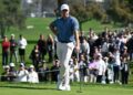 Rory McIlroy stands on green