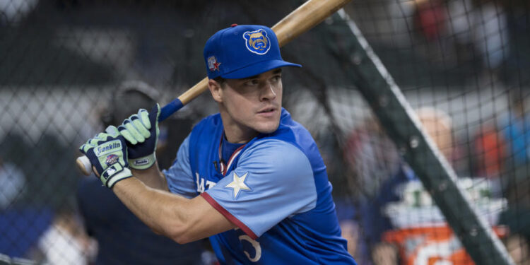 Matt Shaw, shown here in the 2024 All-Star Futures Game, is expected to be the Cubs' third baseman of the future. (Matt Dirksen/Chicago Cubs/Getty Images)