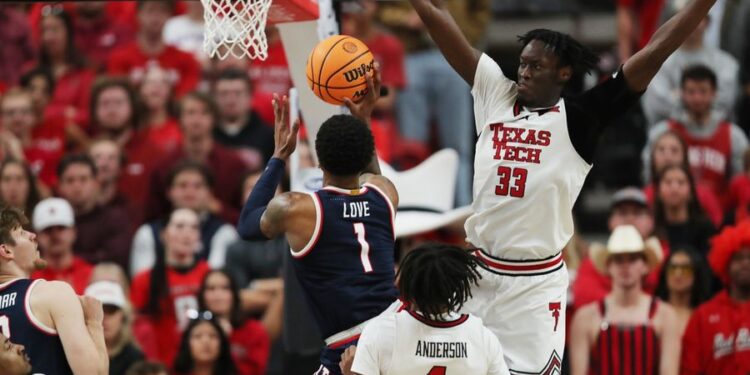 NCAA Basketball: Arizona at Texas Tech