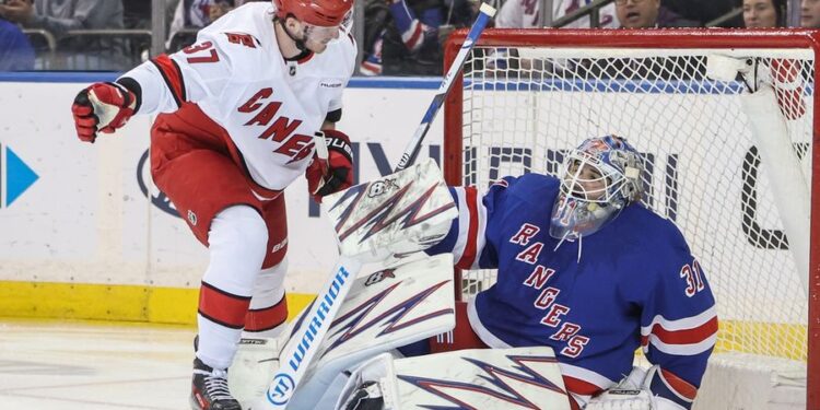 NHL: Carolina Hurricanes at New York Rangers