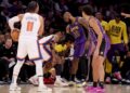 NBA: Los Angeles Lakers at New York Knicks