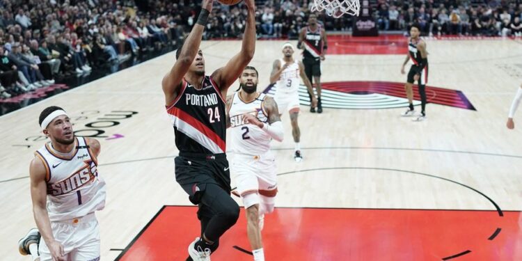 NBA: Phoenix Suns at Portland Trail Blazers