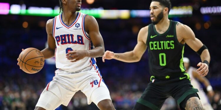 NBA: Boston Celtics at Philadelphia 76ers