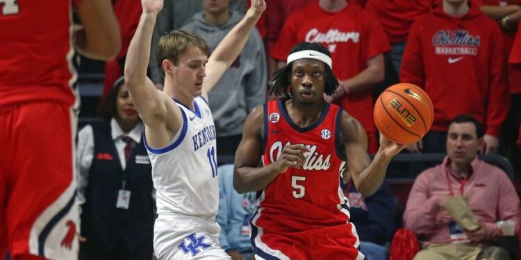 NCAA Basketball: Kentucky at Mississippi