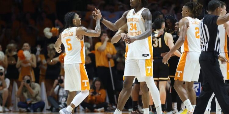 NCAA Basketball: Missouri at Tennessee