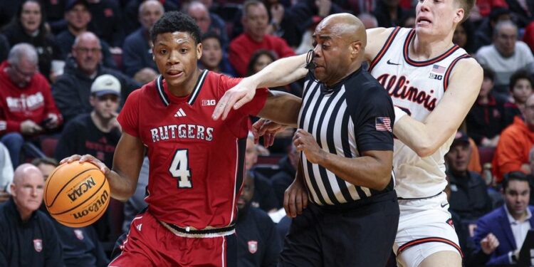 NCAA Basketball: Illinois at Rutgers