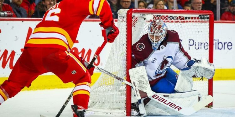 NHL: Colorado Avalanche at Calgary Flames