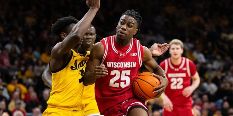 NCAA Basketball: Wisconsin at Iowa