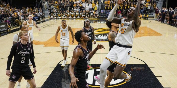 NCAA Basketball: Texas A&amp;M at Missouri