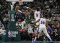 NBA: Philadelphia 76ers at Milwaukee Bucks