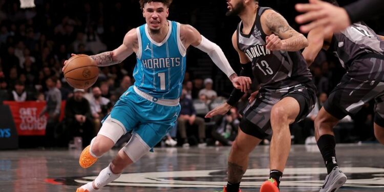 NBA: Charlotte Hornets at Brooklyn Nets